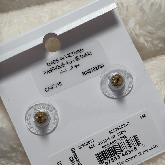 Kate Spade Rise and Shine Pearl Studs - Picture 5 of 5